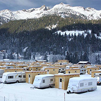 Campingplatz Austria Parks Am Arlberg in Tirol, Österreich