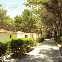 Campingplatz Basko Polje in Dalmatien, Kroatien