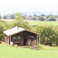 Campingplatz BoerenBed Hidcote Manor in Zentral England, Großbritannien