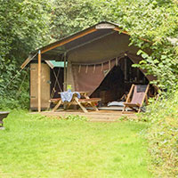 Campingplatz BoerenBed 't Boshuis in Gelderland / Veluwe, Niederlande