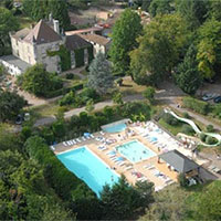 Campingplatz Château le Verdoyer in Dordogne, Frankreich