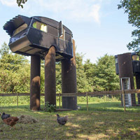 Campingplatz De Vreemde Vogel in Südholland, Niederlande