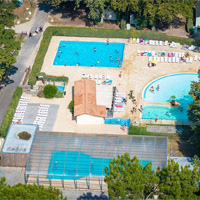 Campingplatz Fontaine Vieille in Aquitanien / Les Landes, Frankreich