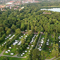 Campingplatz Knaus Campingpark Leipzig in Sachsen, Deutschland