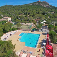 Campingplatz La Plage du Dramont in Provence-Alpes-Côte d'Azur, Frankreich