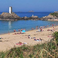 Campingplatz La Touesse in Bretagne, Frankreich