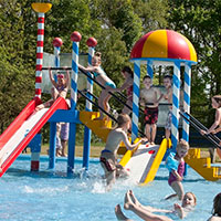 Campingplatz Landgoed Nienoord in Groningen, Niederlande