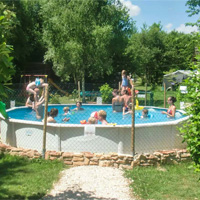 Campingplatz Les Arbois in Bourgogne (Burgund), Frankreich