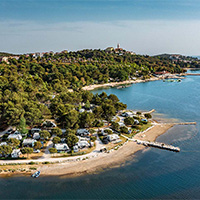 Campingplatz Orsera in Istrien, Kroatien