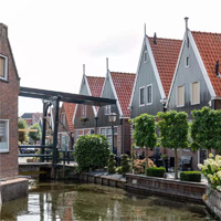 Campingplatz Roompot Marinapark Volendam in Nord-Holland, Niederlande