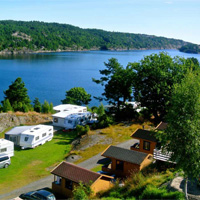 Campingplatz Sørlandet Feriesenter in Norwegen, Norwegen