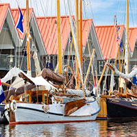 Campingplatz Summio Havenresort Terherne in Friesland, Niederlande