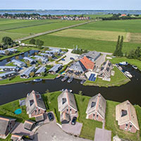 Campingplatz Waterpark Terkaple in Friesland, Niederlande