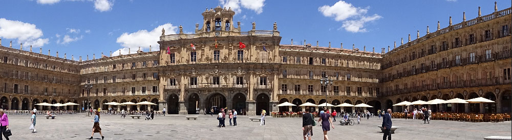 Plaza Mayor in Salamanca, „der Goldenen“ (La Dorada)