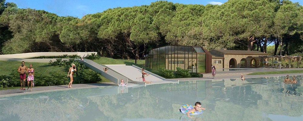 Neues Schwimmbad auf Camping Etruria im Sommer 2018 Neues Schwimmbad auf Camping Etruria im Sommer 2018