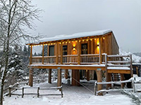 Sauerland Baumhaus mit Rutsche