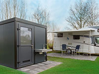 Jutberg Stellplatz mit Sanitär