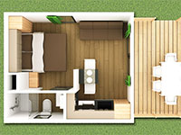 Lanterna Punto Blu-Premium Chalet