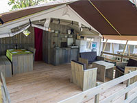 Luxe Safarizelt Sanitair