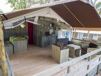 Safarizelt Sanitar + Airco 6P 