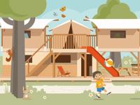 Dierenbos Luxe BaumZelt