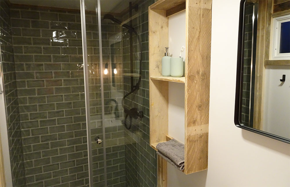 Campen mit eigenem Badezimmer in der Bohemian Lodge