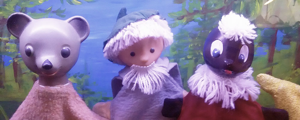 Mischka der Bär, Sandmännchen und Pittiplatsch, Ikonen des DDR Kinderfernsehens