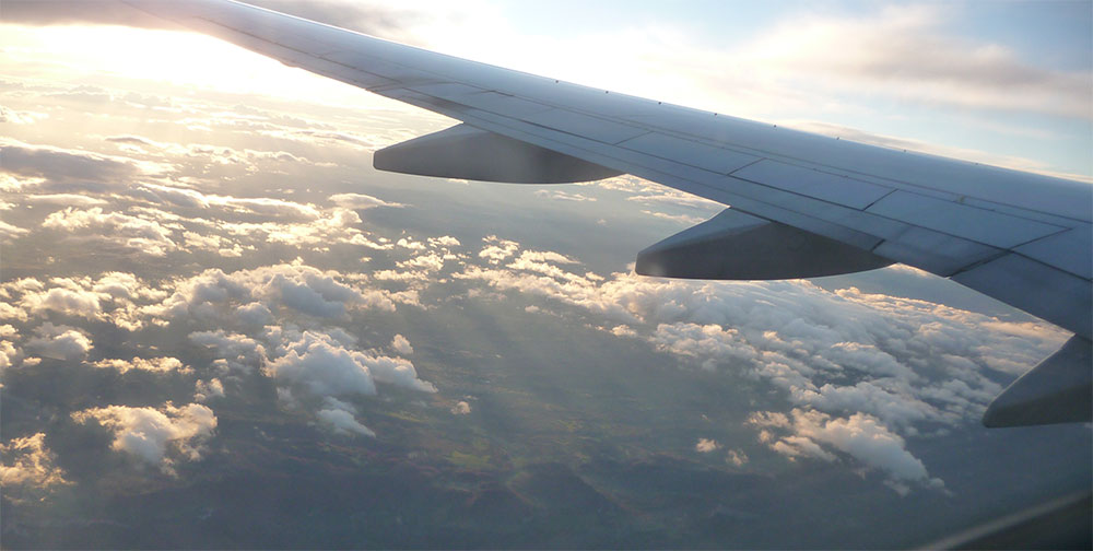 Mit dem Flugzeug in den Campingurlaub Mit dem Flugzeug in den Campingurlaub