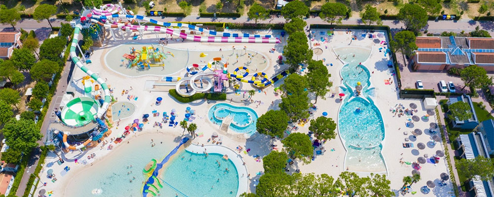 Camping Union Lido, Adriaküste, östlich von Venedig Camping Union Lido, Adriaküste, östlich von Venedig