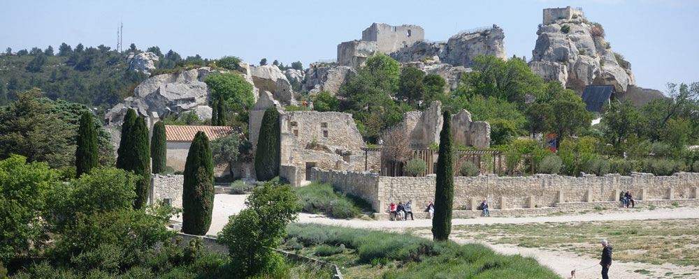 die Burgruine Château des Baux die Burgruine Château des Baux
