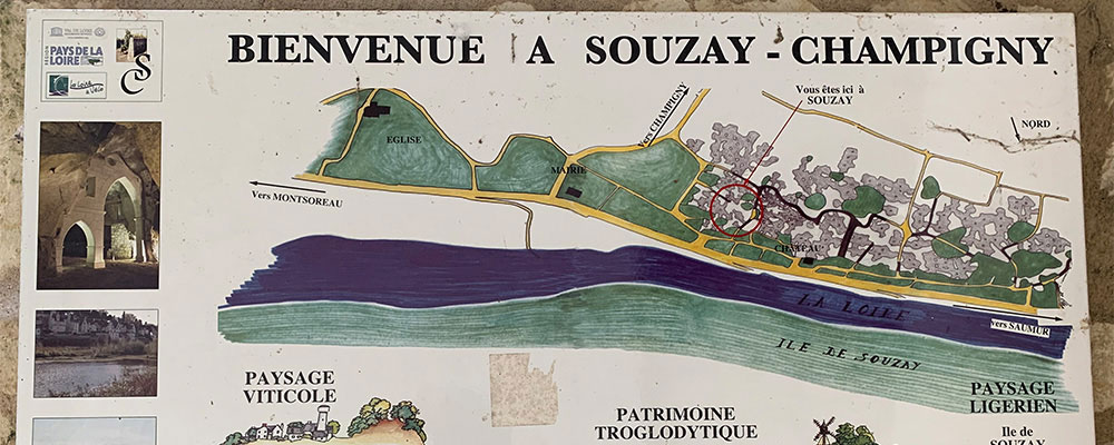 Kleine Dörfer wie Souzay-Champigny Kleine Dörfer wie Souzay-Champigny