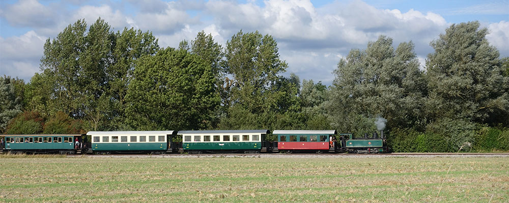 Dampflokomotive Le Crotoy nach Saint-Valery-sur-Somme