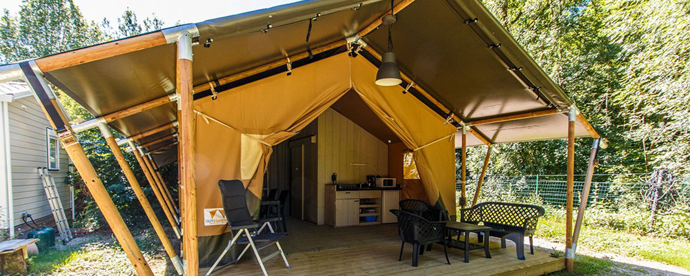 Safarizelt auf De Kuilen Safarizelt auf De Kuilen