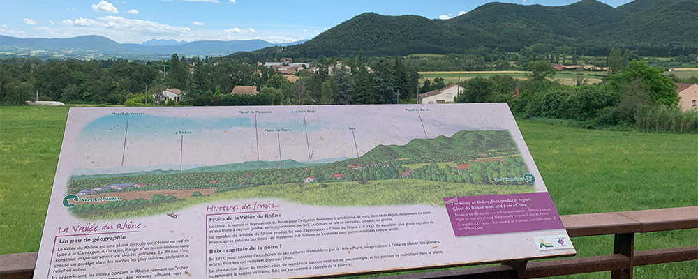 Radtour nach Privas, auf der Via Rh&ocirc;na und dem Voie Douce de la Payre