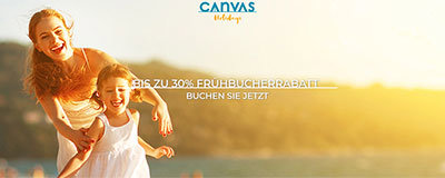 Für unvergessliche Ferien mit der ganzen Familie – die neue Webseite von Canvas Holidays!