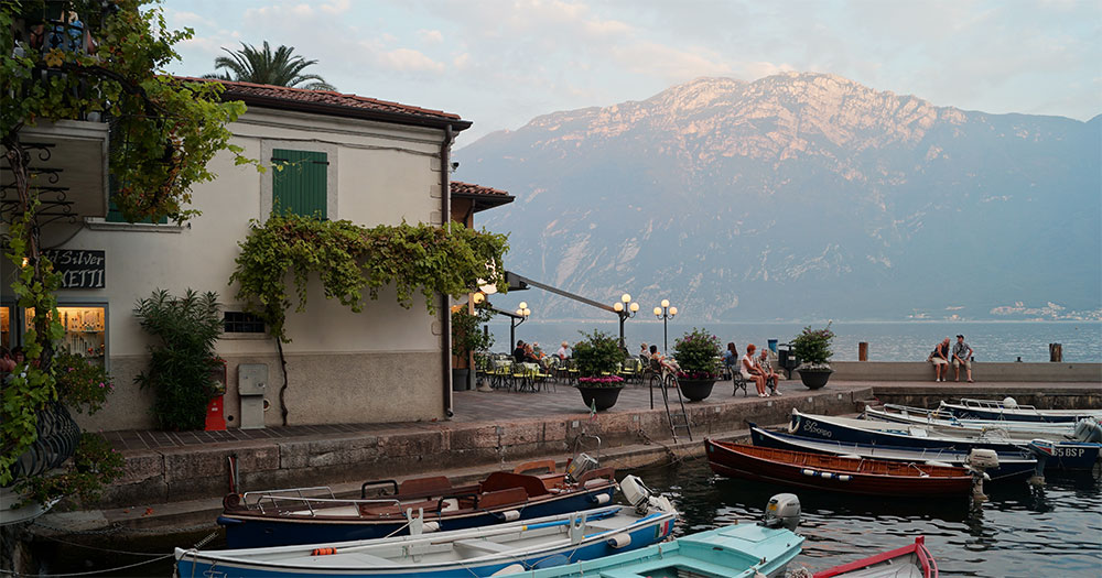 Limone sul Garda, einst ein kleines Fischerdorf Limone sul Garda, einst ein kleines Fischerdorf
