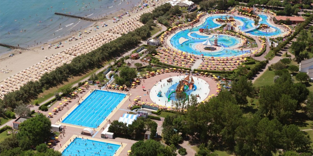 Poolspa&szlig; auf Pra Delle Torri an der Italienischen Adria