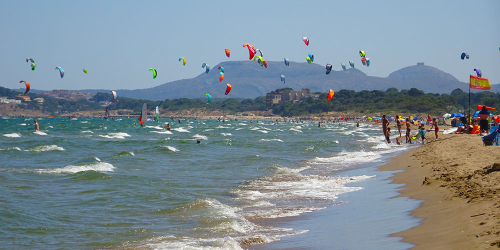 Strand Bucht von Roses
