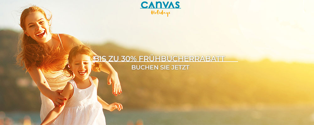 Canvas Holidays neue Webseite