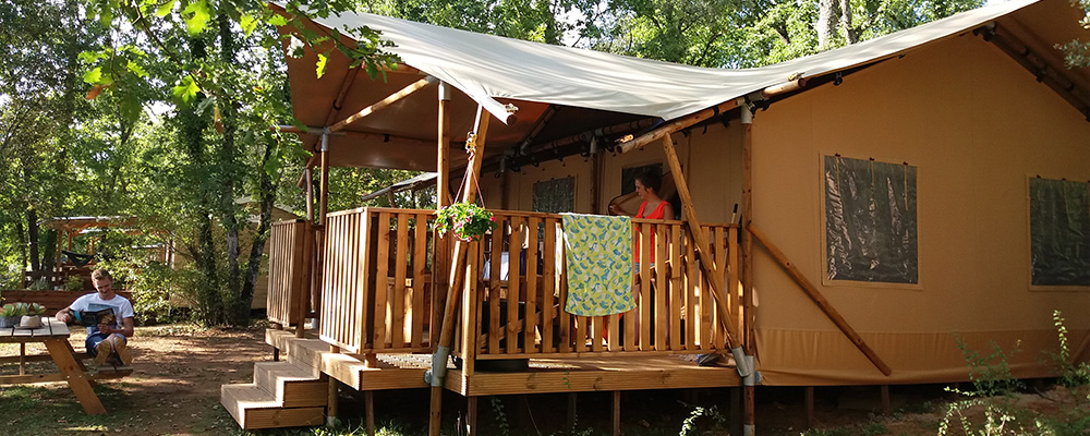 Glamping mit gro&szlig;em Urlaubsgl&uuml;ck &ndash; auf Camping Le Pech Charmant