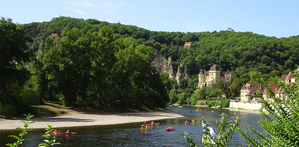 Kanufahren in der Dordogne-Region