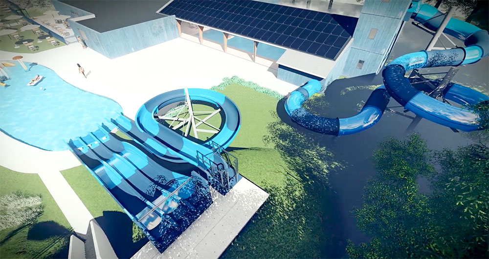 Neuer Poolkomplex im Ferienpark De Twee Bruggen