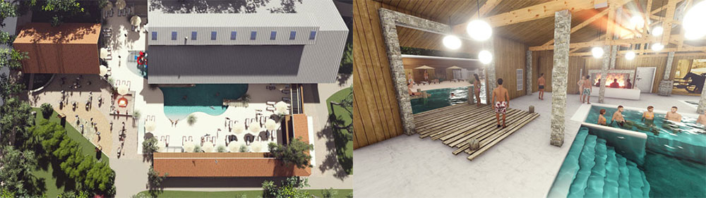 Neuer Poolkomplex auf Camping Village Western in Nouvelle-Aquitaine