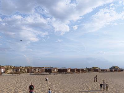 Thumbnail 3 van Strandhuisjes Zeezigt