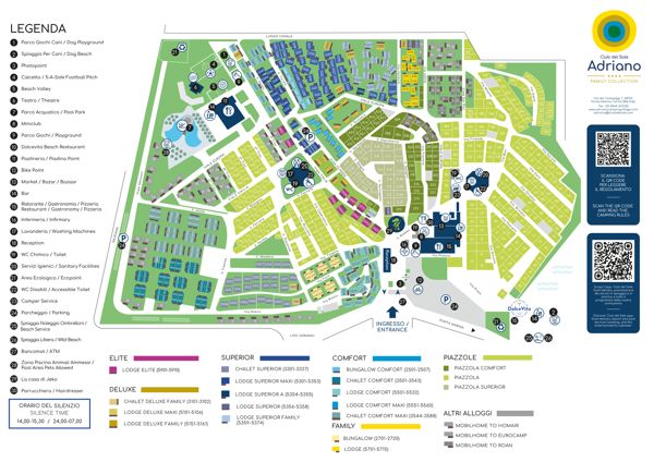 Lageplan von Adriano Family Collection
