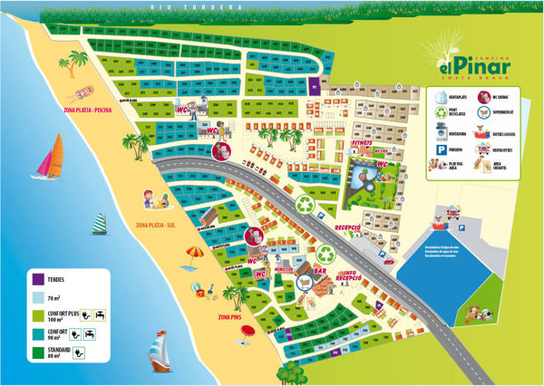Lageplan von Alannia El Pinar