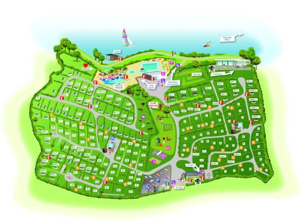 Lageplan von Au Bocage Du Lac