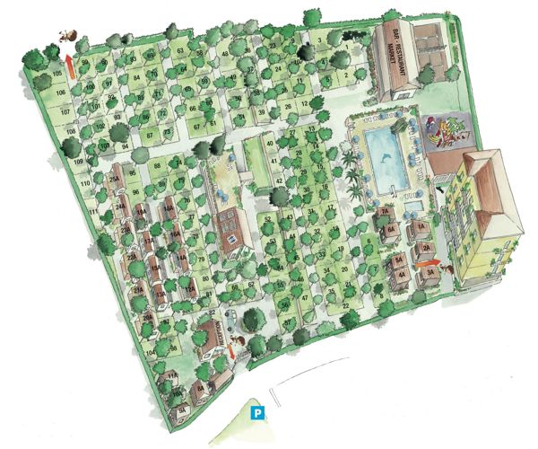 Lageplan von Baciccia