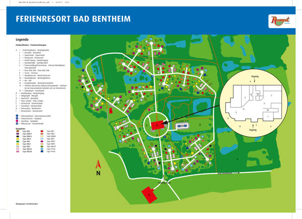 Lageplan von Bad Bentheim