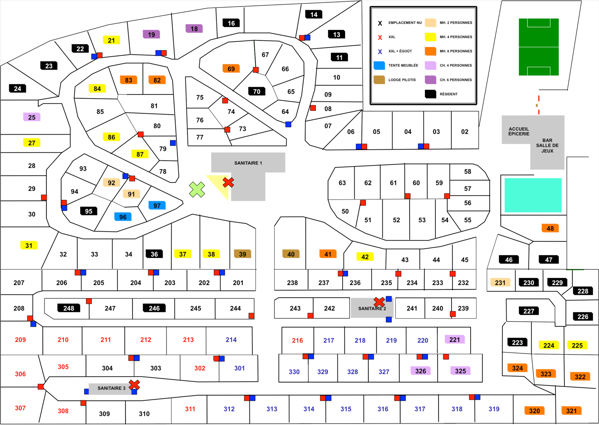 Lageplan von Bellevue